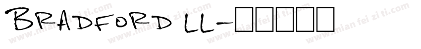 Bradford LL字体转换